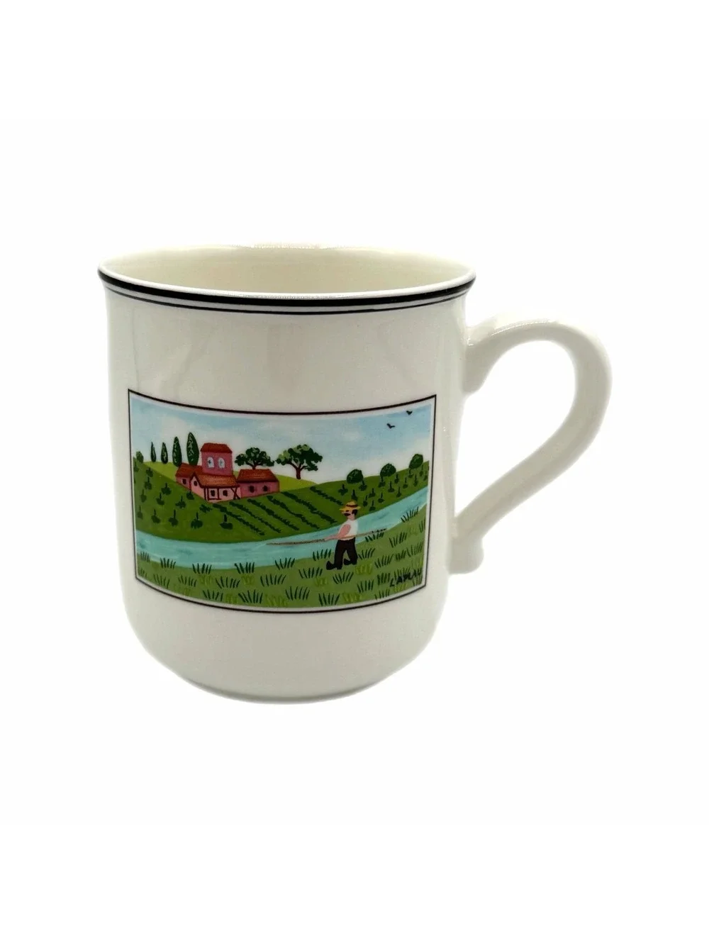 Villeroy & Boch Design Naif Fisherman 3.5” Coffee Mug